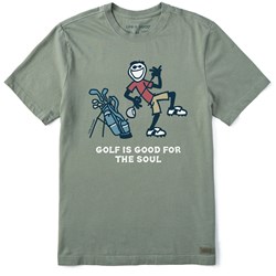 Life Is Good - Mens Golf Is Good For The Soul Jake Short Sleeve T-Shirt
