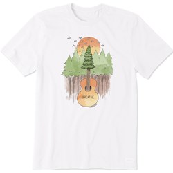 Life Is Good - Mens Guitar Tree Crusher T-Shirt