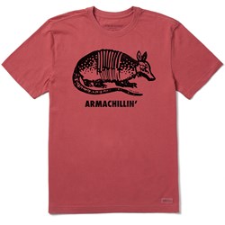 Life Is Good - Mens High-Low Armadillo Short Sleeve Crusher T-Shirt