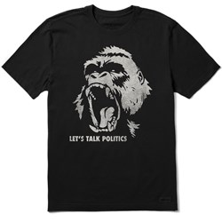 Life Is Good - Mens High-Low Gorilla Short Sleeve Crusher T-Shirt