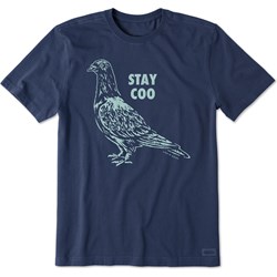 Life Is Good - Mens High-Low Pidgeon Short Sleeve Crusher T-Shirt