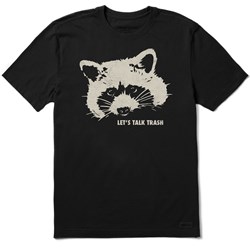Life Is Good - Mens High-Low Raccoon Short Sleeve Crusher T-Shirt