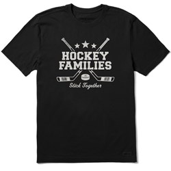 Life Is Good - Mens Hockey Families Crusher T-Shirt