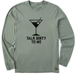 Life Is Good - Mens I Like It Dirty Long Sleeve Crusher T-Shirt