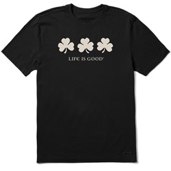 Life Is Good - Mens Irish Shamrocks Crusher T-Shirt