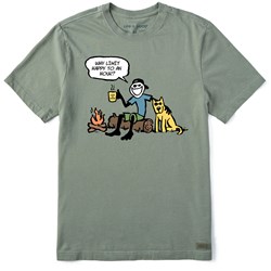 Life Is Good - Mens Jake And Rocket Happy Hour Comic Short Sleeve T-Shirt