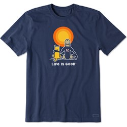 Life Is Good - Mens Jake And Rocket Number 12 Retireme T-Shirt