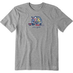 Life Is Good - Mens Jake And Rocket Tailgate Short Sleeve T-Shirt