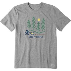 Life Is Good - Mens Keep It Simple Hiking Through The T-Shirt