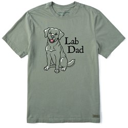 Life Is Good - Mens Lab Dad Crusher T-Shirt