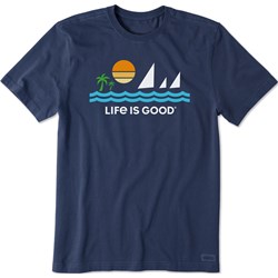 Life Is Good - Mens Minimalist Beach Crusher T-Shirt