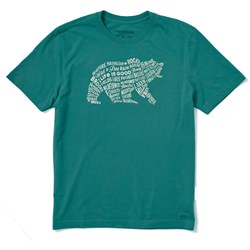 Life Is Good - Mens Nature'S Grizzly Crusher T-Shirt