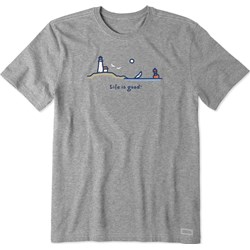 Life Is Good - Mens Ocean Vista Crusher T-Shirt