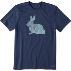 Life Is Good - Mens Posh Bunny Crusher T-Shirt