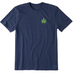 Life Is Good - Mens Quirky Lil Leafy Crusher T-Shirt