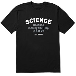 Life Is Good - Mens Science Because Crusher T-Shirt