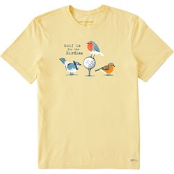Life Is Good - Mens Shady Golf Is For The Birdies Crusher T-Shirt