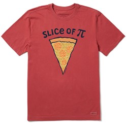 Life Is Good - Mens Slice Of Pi Short Sleeve Crusher T-Shirt