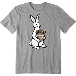 Life Is Good - Mens Somebunny Loves You Crusher T-Shirt