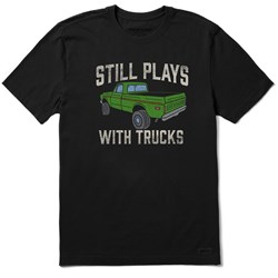 Life Is Good - Mens Still Plays With Trucks Crusher T-Shirt