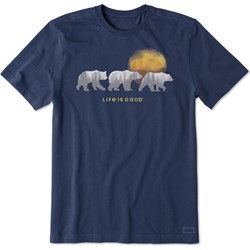 Life Is Good - Mens Three Bears Crusher T-Shirt