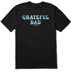 Life Is Good - Mens Trippy Grateful Dad Short Sleeve Crusher T-Shirt