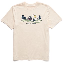 Life Is Good - Mens Vintage Golf Cart Vista Crusher T-Shirt