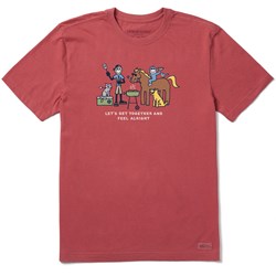 Life Is Good - Mens Vintage Jake & Friends Feel Alrigh T-Shirt