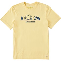 Life Is Good - Mens Vintage Jake & Rocket Tennis Vista T-Shirt