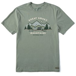 Life Is Good - Mens Vintage Smoky Mountains Vista Crusher T-Shirt