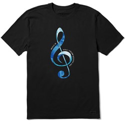 Life Is Good - Mens Washy G Clef What Color Sounds Lik T-Shirt