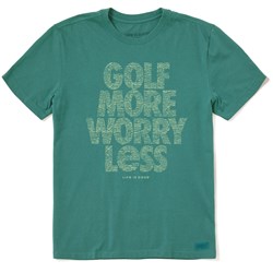Life Is Good - Mens Wordsmith Bold Golf More Short Sleeve T-Shirt