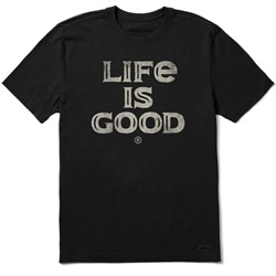 Life Is Good - Mens Wordsmith Crafty Life Is Good Short Sleeve T-Shirt