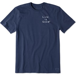 Life Is Good - Mens Wordsmith Quirky Life Is Good Lc T-Shirt