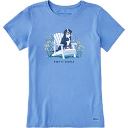 Life Is Good - Womens Adirondack Bernese Keep It Simpl T-Shirt