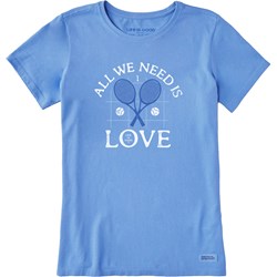 Life Is Good - Womens All We Need Tennis Crusher T-Shirt