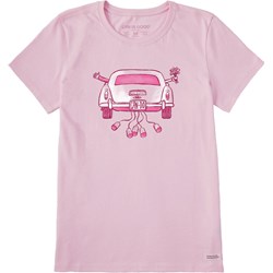 Life Is Good - Womens Can Do Wedding Car Crusher T-Shirt