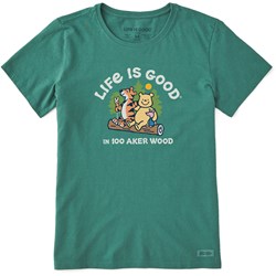 Life Is Good - Womens Clean Lig In 100 Aker Wood Winni T-Shirt