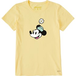 Life Is Good - Womens Clean Miss Steamboat Willie W F T-Shirt