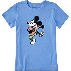 Life Is Good - Womens Clean Steamboat Willie Dancing T-Shirt