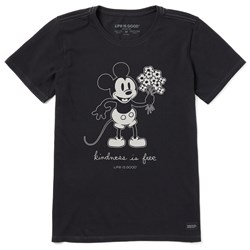 Life Is Good - Womens Clean Steamboat Willie Kindness T-Shirt