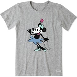 Life Is Good - Womens Clean Steamboat Willie Miss Mous T-Shirt