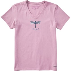 Life Is Good - Womens Dragonfly Crusher T-Shirt