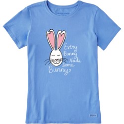 Life Is Good - Womens Every Bunny Needs Some Bunny Crusher T-Shirt