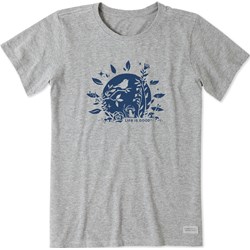 Life Is Good - Womens Fossil Sunset Crusher T-Shirt