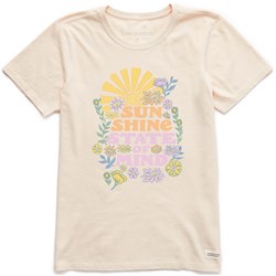 Life Is Good - Womens Groovy Sunshine State Of Mind Crusher T-Shirt