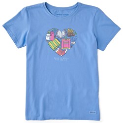 Life Is Good - Womens Home Is Where The Cozy Is Crusher T-Shirt