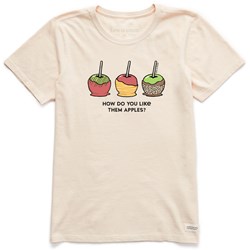 Life Is Good - Womens How Do You Like Them Apples? Crusher T-Shirt