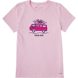 Life Is Good - Womens Jackie And Rocket Van Go Crusher T-Shirt