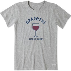 Life Is Good - Womens Naive Grapeful Crusher T-Shirt